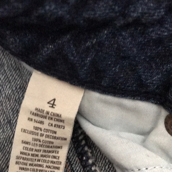 American Eagle Ripped and Spotted Jean Shorts - Picture 2 of 3